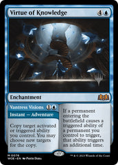Virtue of Knowledge // Vantress Visions (Promo Pack) [Wilds of Eldraine Promos] | Total Play