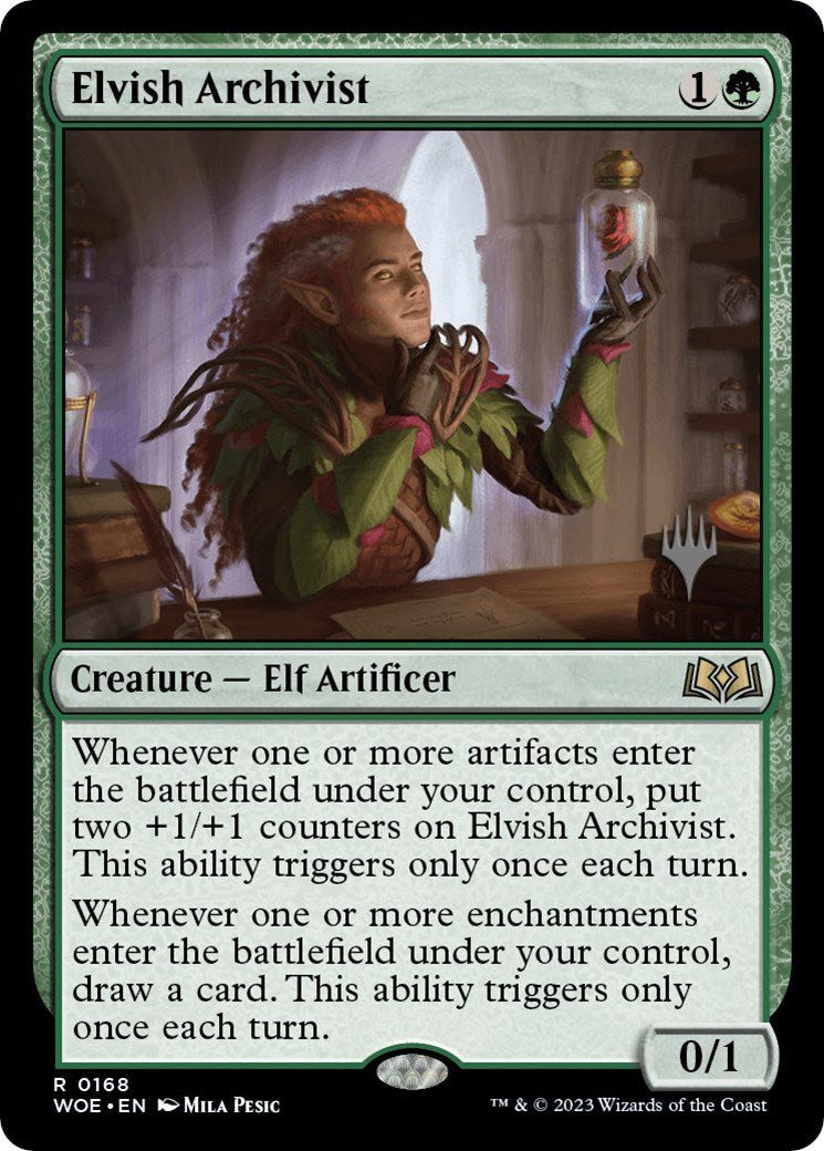Elvish Archivist (Promo Pack) [Wilds of Eldraine Promos] | Total Play