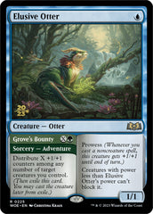 Elusive Otter // Grove's Bounty [Wilds of Eldraine Prerelease Promos] | Total Play