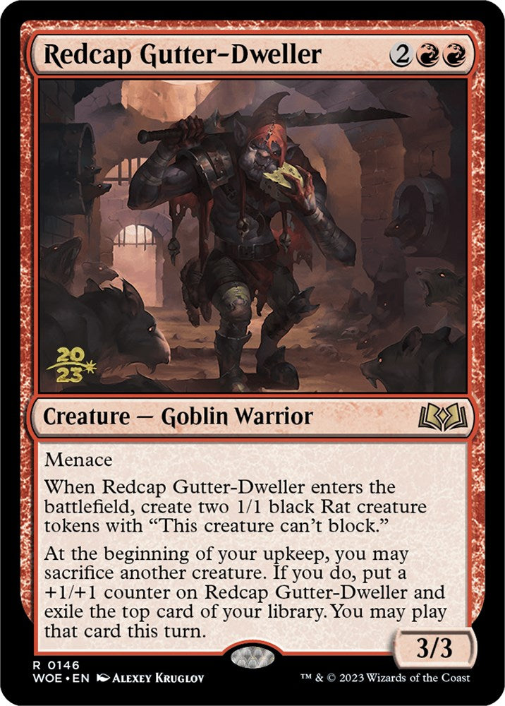 Redcap Gutter-Dweller [Wilds of Eldraine Prerelease Promos] | Total Play