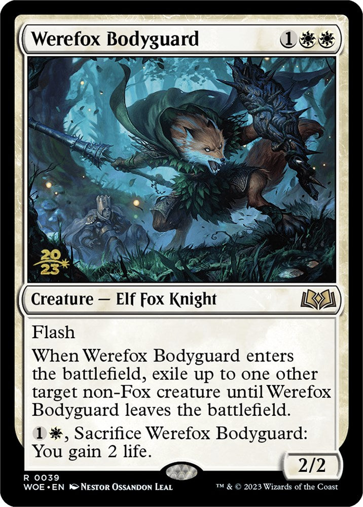 Werefox Bodyguard [Wilds of Eldraine Prerelease Promos] | Total Play
