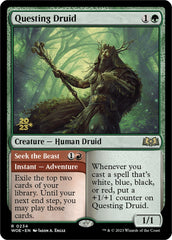 Questing Druid // Seek the Beast [Wilds of Eldraine Prerelease Promos] | Total Play