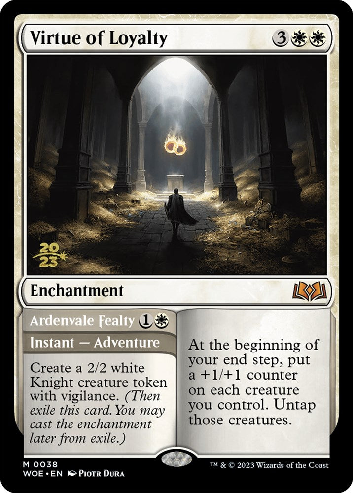 Virtue of Loyalty // Ardenvale Fealty (Promo Pack) [Wilds of Eldraine Promos] | Total Play