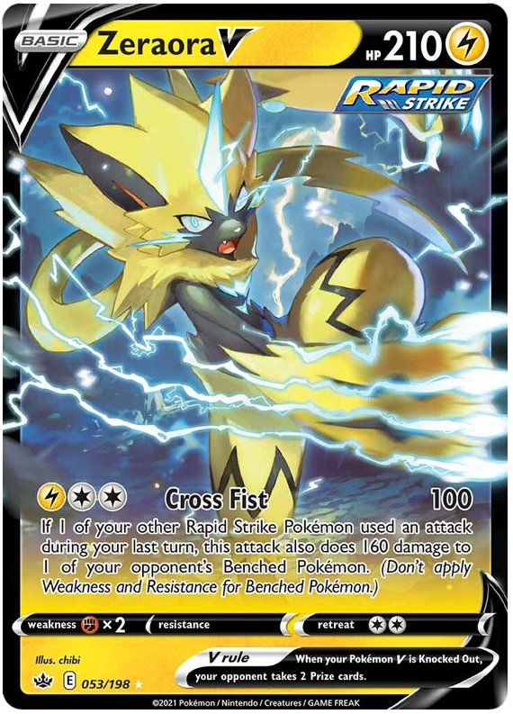 Zeraora V (053/198) [Sword & Shield: Chilling Reign] | Total Play