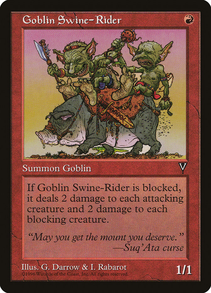 Goblin Swine-Rider [Visions] | Total Play