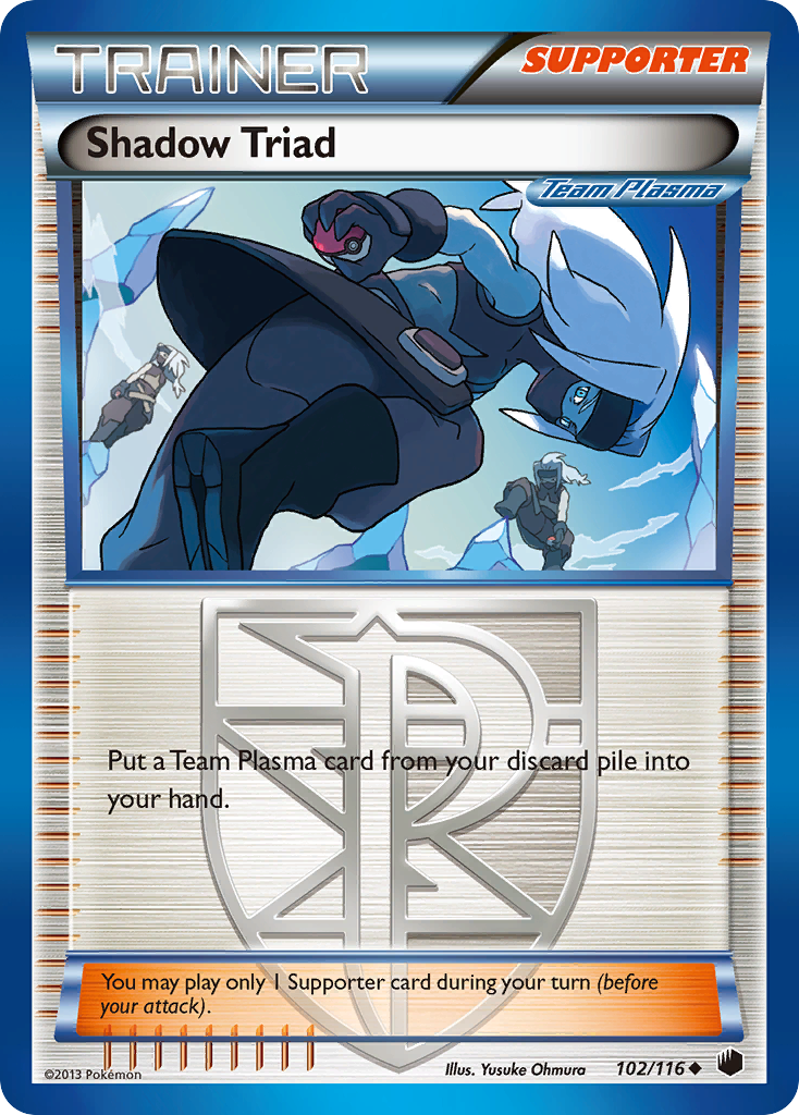 Shadow Triad (102/116) [Black & White: Plasma Freeze] | Total Play