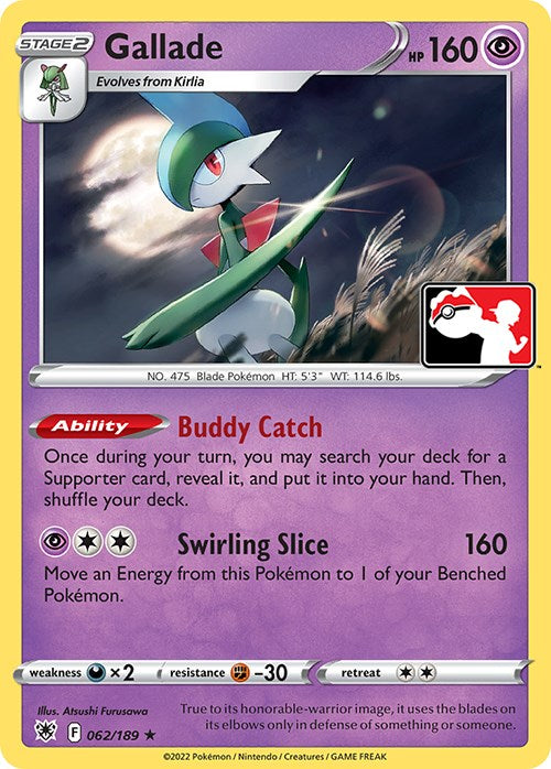 Gallade (062/189) [Prize Pack Series Three] | Total Play