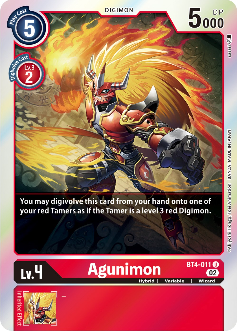 Agunimon [BT4-011] [Resurgence Booster] | Total Play