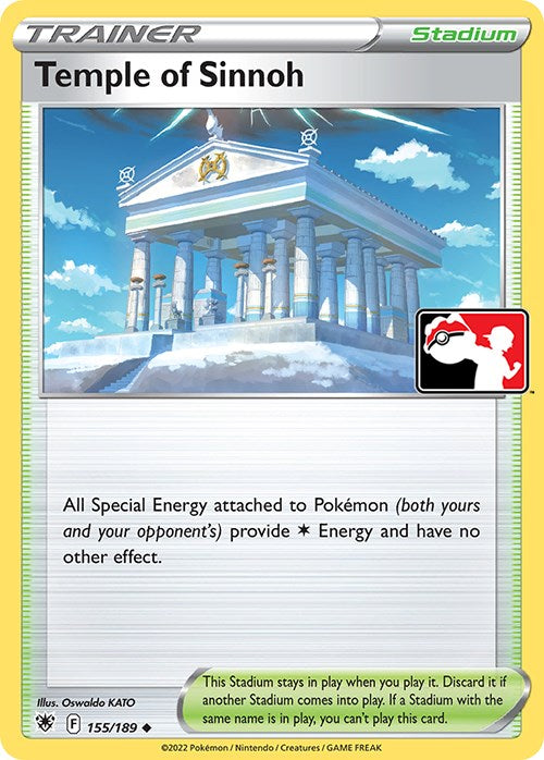 Temple of Sinnoh (155/189) [Prize Pack Series Three] | Total Play