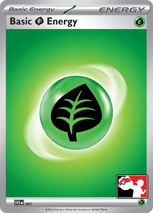 Basic Grass Energy (001) [Prize Pack Series Three] | Total Play