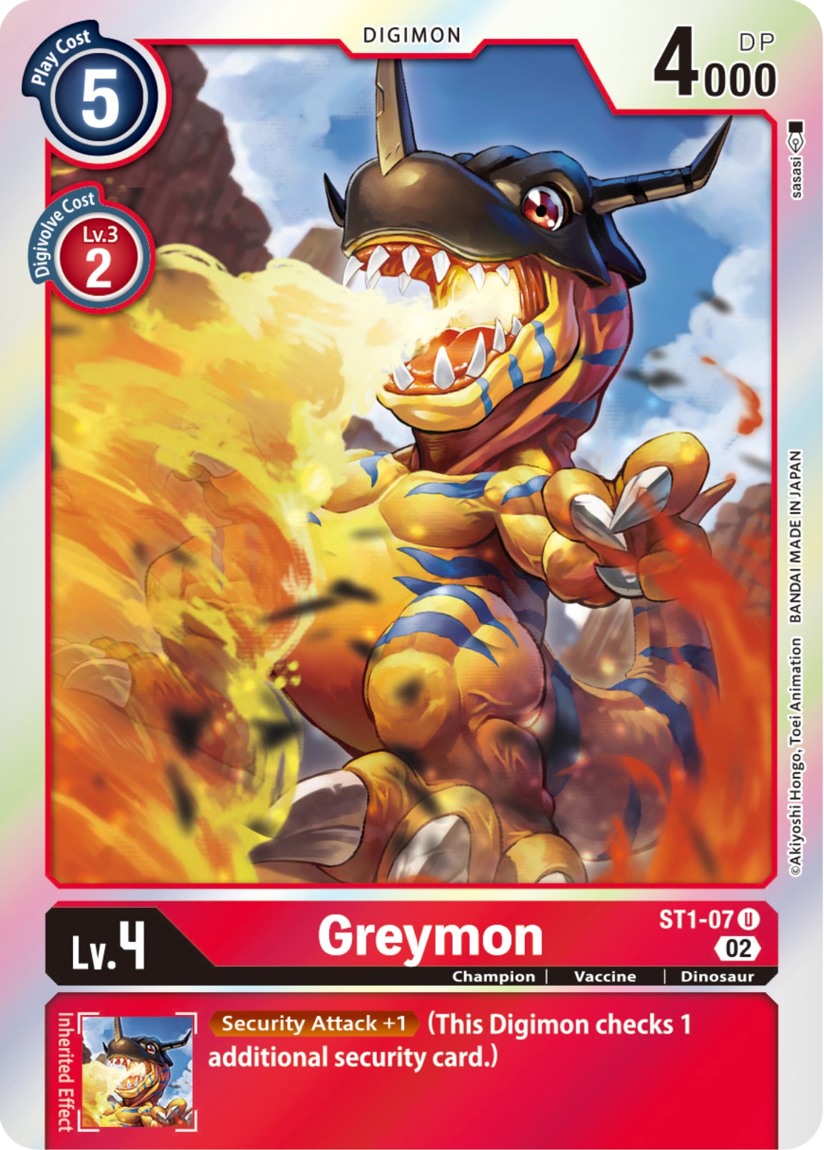 Greymon [ST1-07] [Resurgence Booster] | Total Play