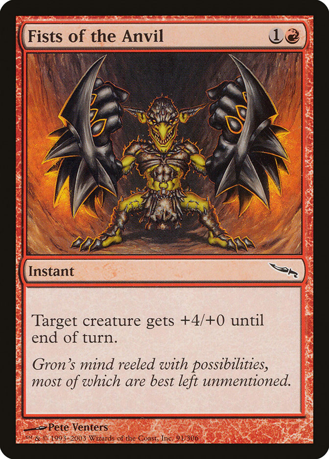Fists of the Anvil [Mirrodin] | Total Play