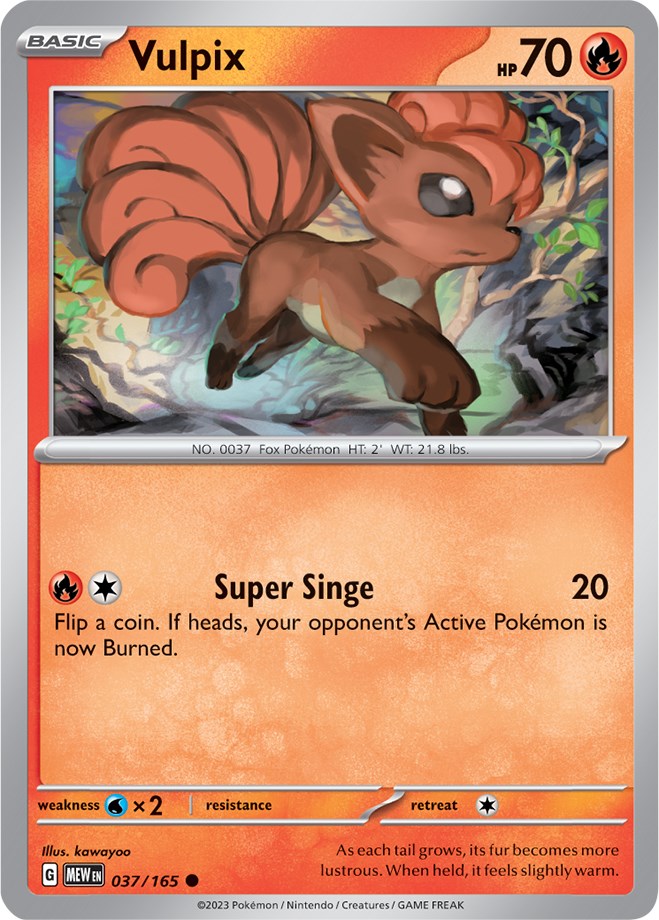 Vulpix (037/165) [Scarlet & Violet: 151] | Total Play