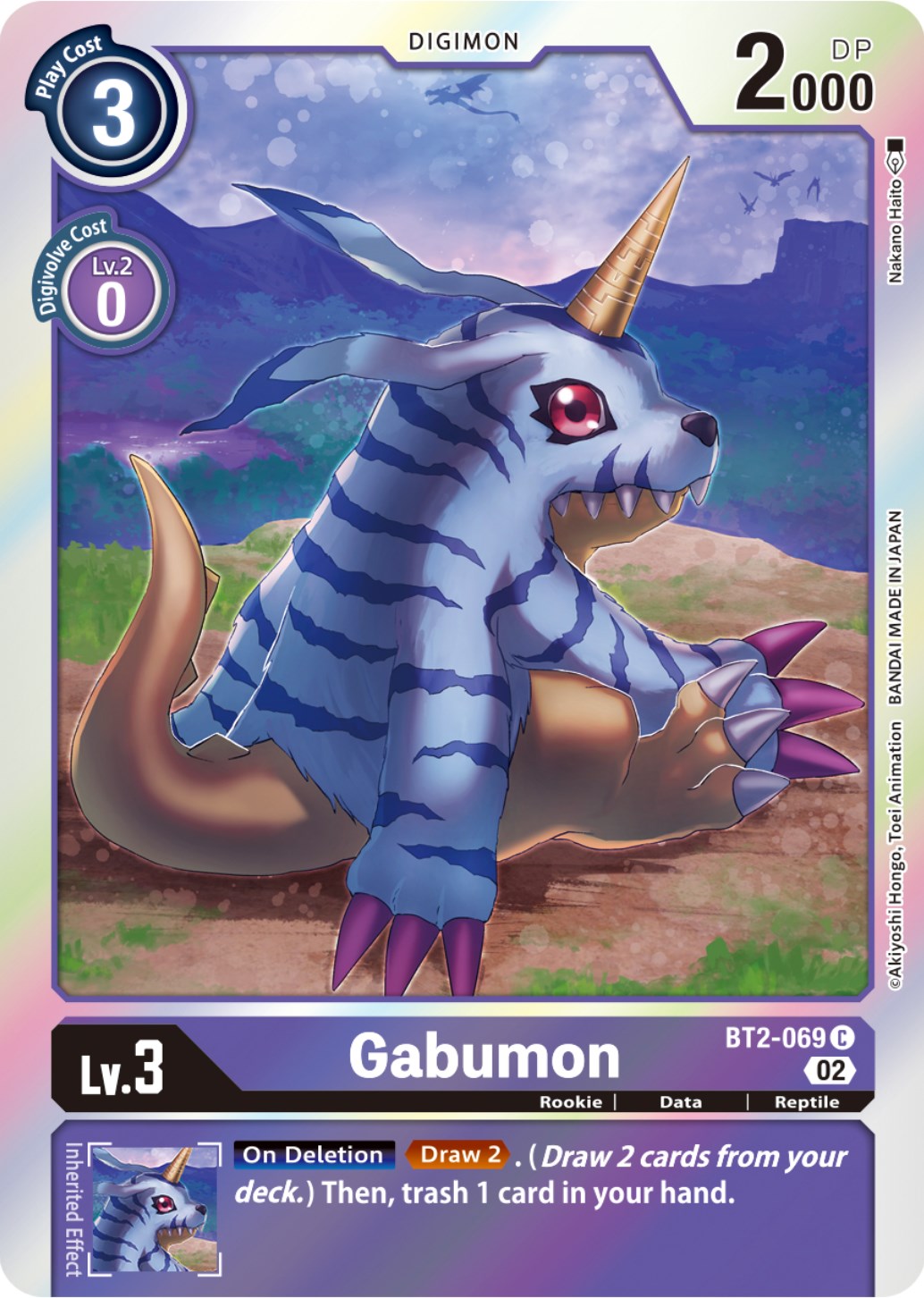 Gabumon [BT2-069] (Resurgence Booster Reprint) [Resurgence Booster] | Total Play