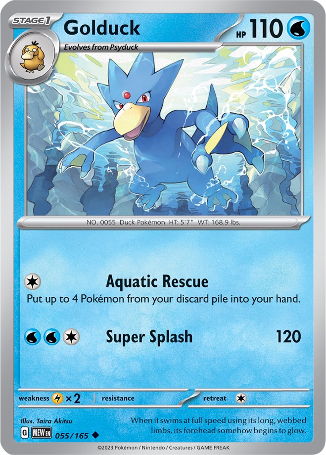 Golduck (055/165) [Scarlet & Violet: 151] | Total Play