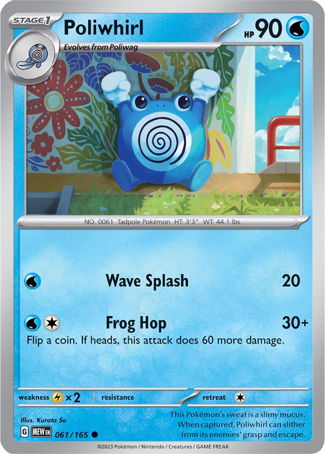 Poliwhirl (061/165) [Scarlet & Violet: 151] | Total Play