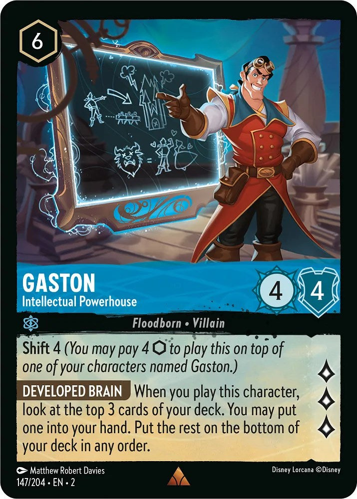 Gaston - Intellectual Powerhouse (147/204) [Rise of the Floodborn] | Total Play