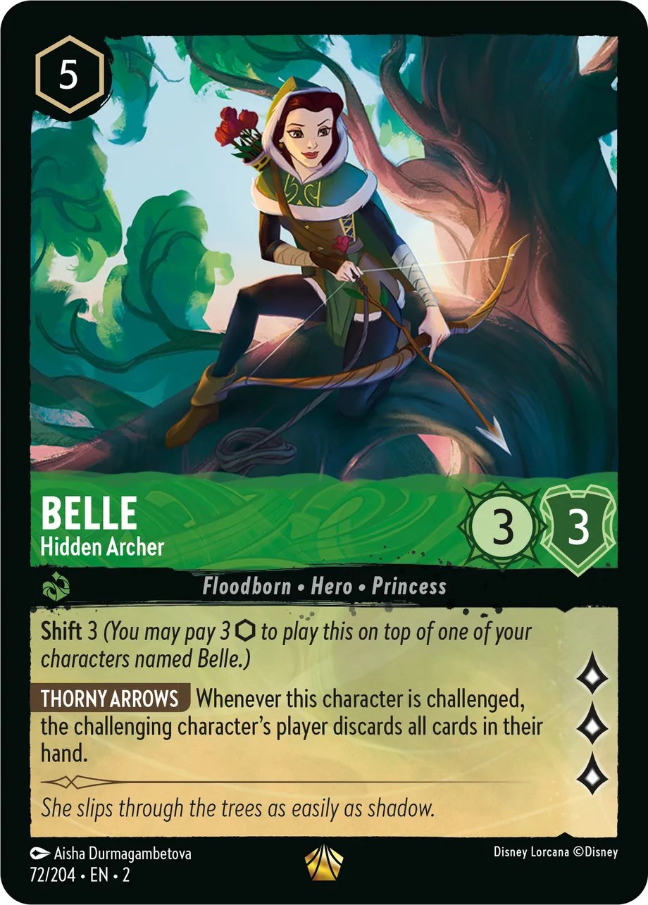 Belle - Hidden Archer (72/204) [Rise of the Floodborn] | Total Play