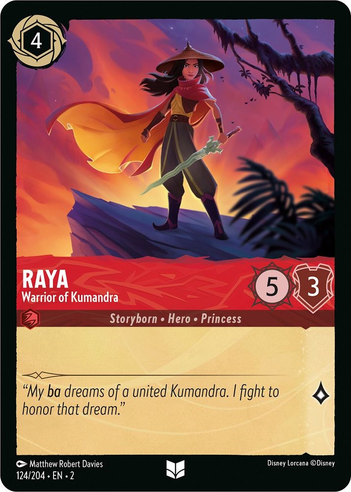 Raya - Warrior of Kumandra (124/204) [Rise of the Floodborn] | Total Play