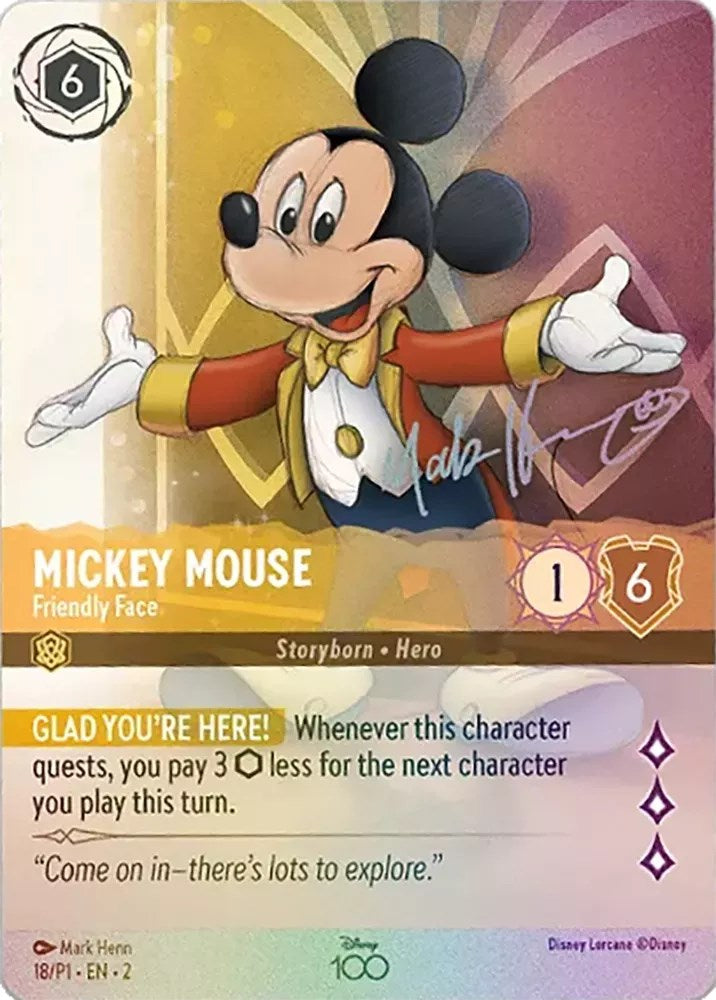 Mickey Mouse - Friendly Face (Enchanted) (18) [Disney100 Promos] | Total Play