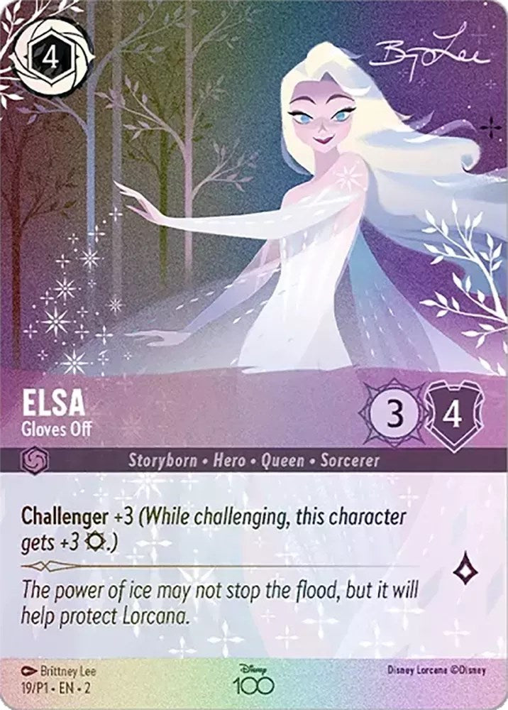 Elsa - Gloves Off (Enchanted) (19) [Disney100 Promos] | Total Play