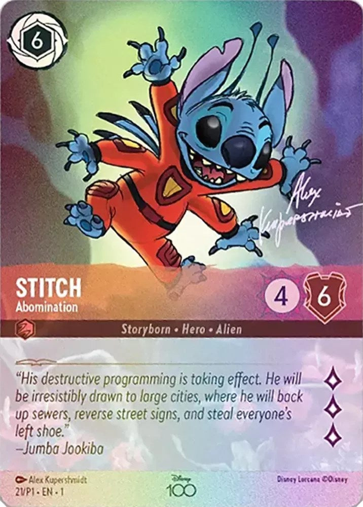 Stitch - Abomination (Enchanted) (21) [Disney100 Promos] | Total Play