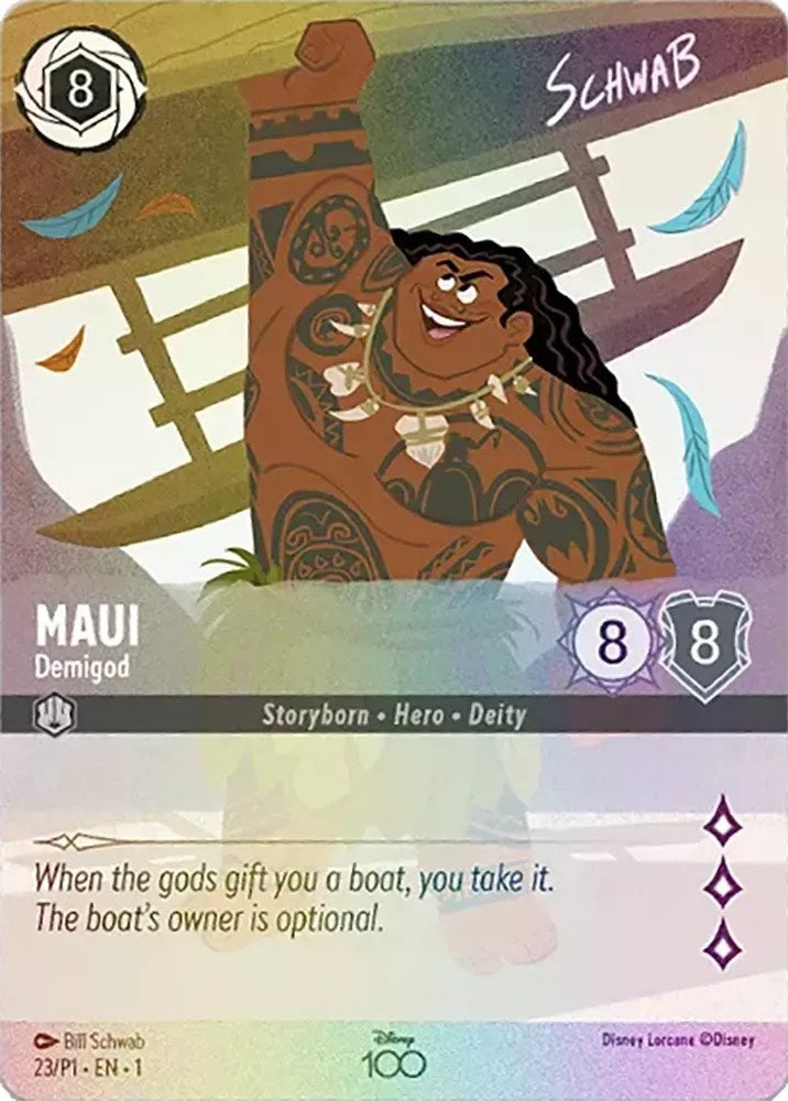Maui - Demigod (Enchanted) (23) [Disney100 Promos] | Total Play