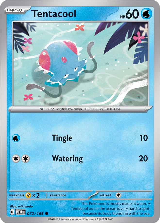 Tentacool (072/165) [Scarlet & Violet 151] | Total Play