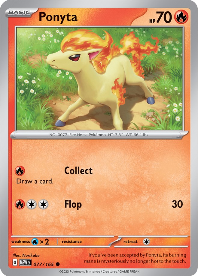 Ponyta (077/165) [Scarlet & Violet 151] | Total Play