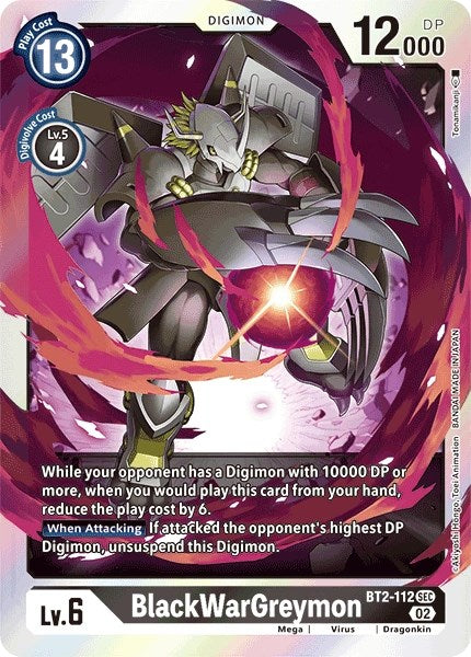 BlackWarGreymon (Resurgence Booster Reprint) [Resurgence Booster] | Total Play