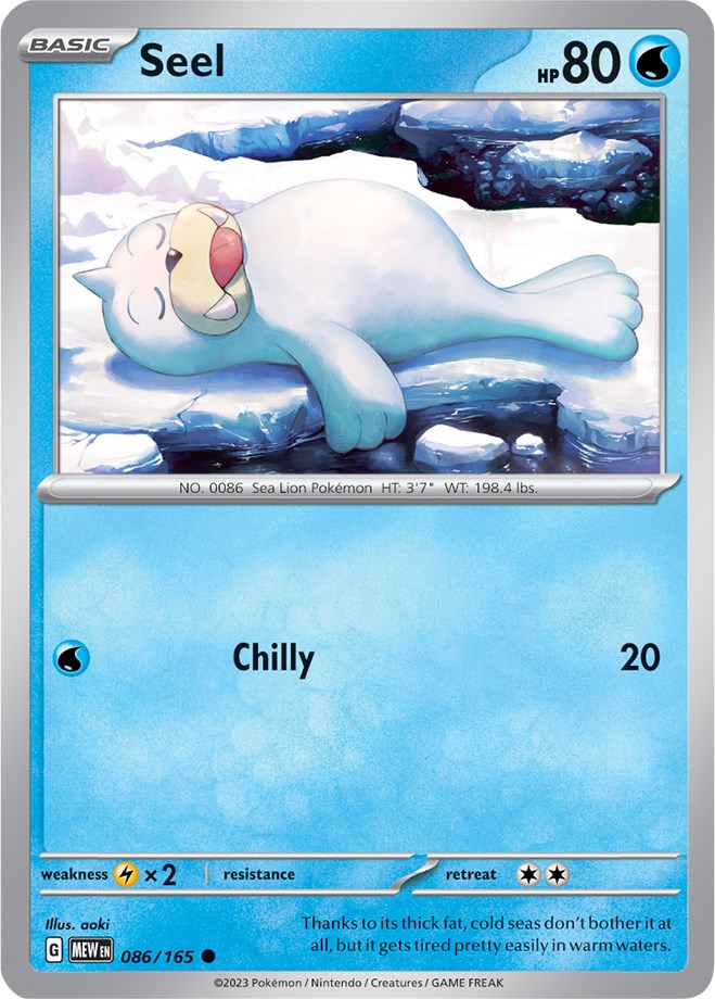 Seel (086/165) [Scarlet & Violet: 151] | Total Play