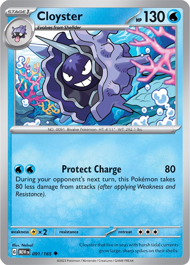 Cloyster (091/165) [Scarlet & Violet: 151] | Total Play