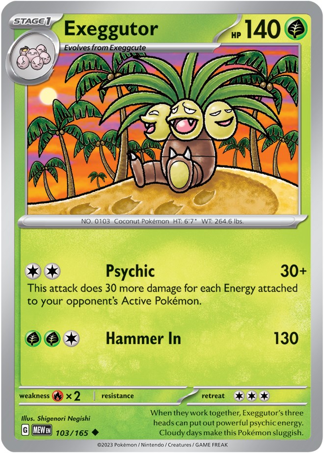 Exeggutor (103/165) [Scarlet & Violet 151] | Total Play