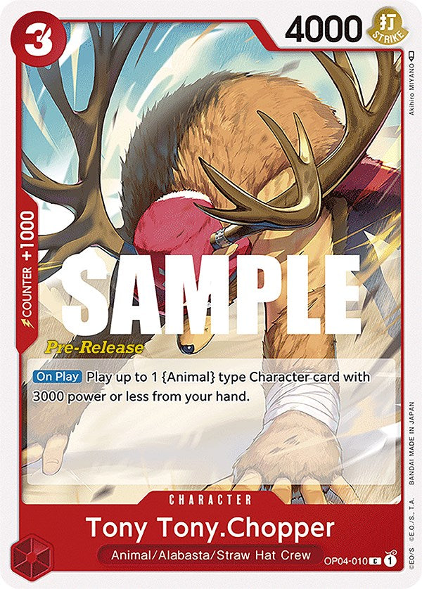 Tony Tony.Chopper [Kingdoms of Intrigue Pre-Release Cards] | Total Play
