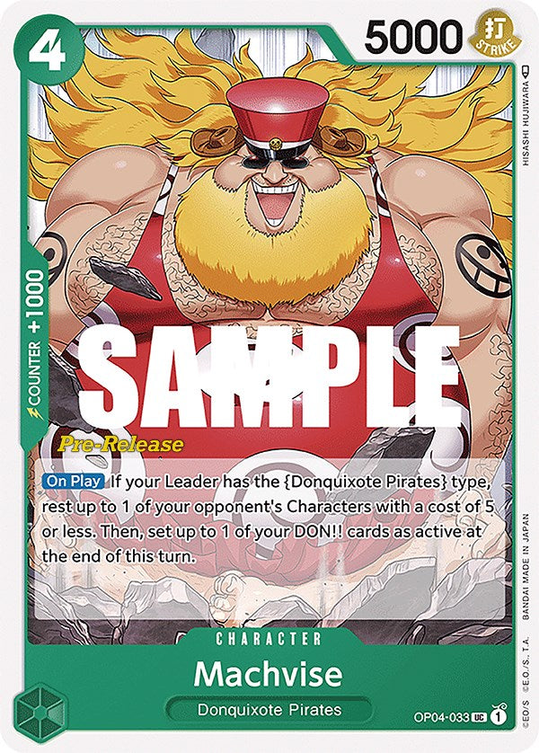 Machvise [Kingdoms of Intrigue Pre-Release Cards] | Total Play