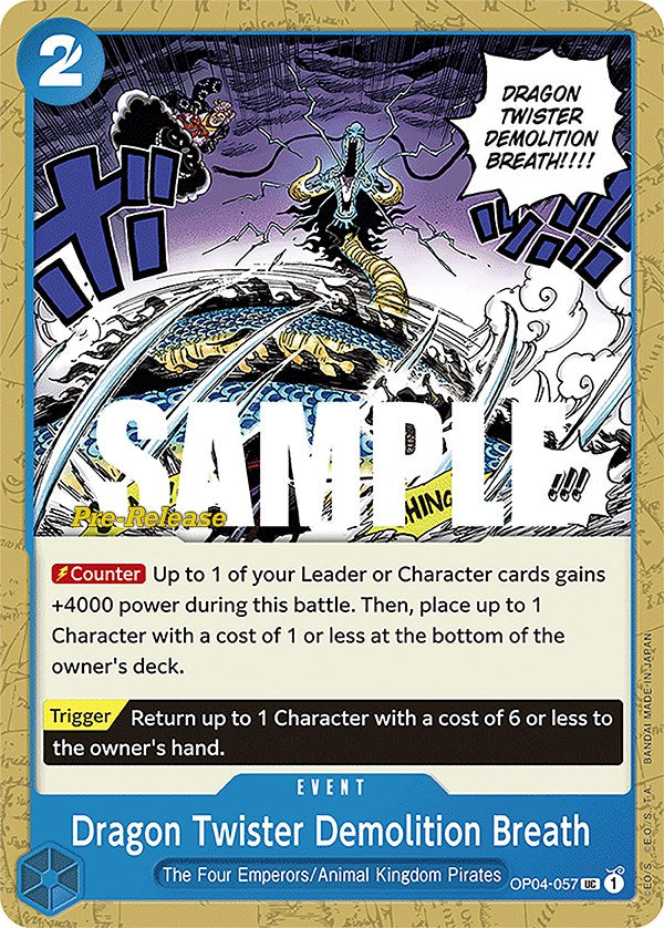 Dragon Twister Demolition Breath [Kingdoms of Intrigue Pre-Release Cards] | Total Play