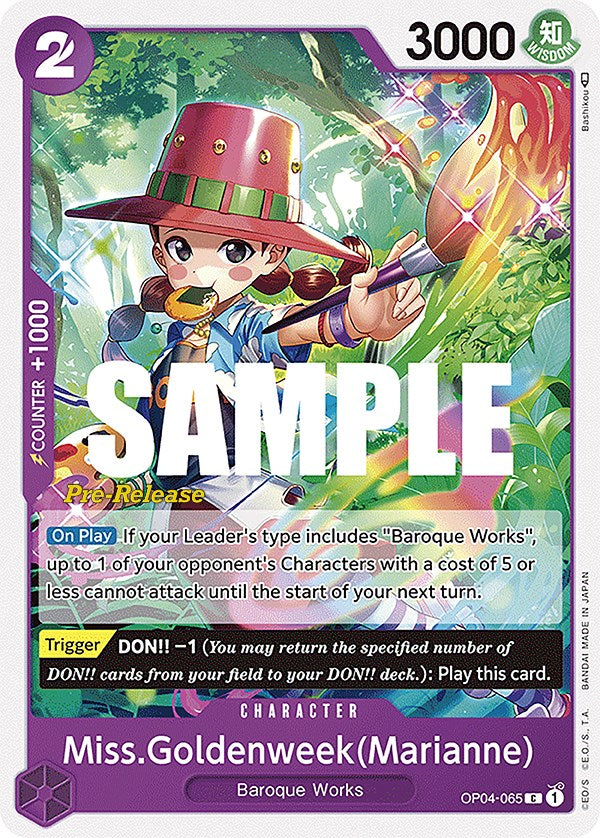 Miss.Goldenweek(Marianne) [Kingdoms of Intrigue Pre-Release Cards] | Total Play