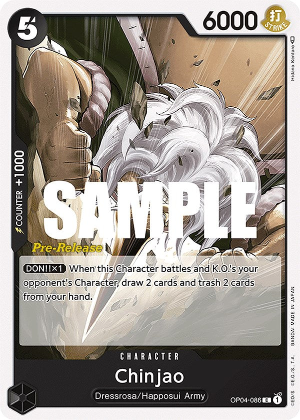 Chinjao [Kingdoms of Intrigue Pre-Release Cards] | Total Play