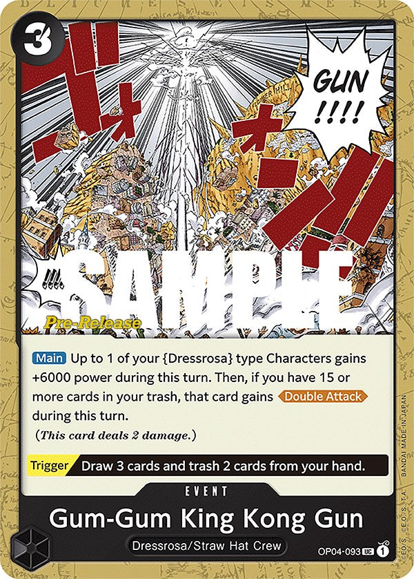 Gum-Gum King Kong Gun [Kingdoms of Intrigue Pre-Release Cards] | Total Play