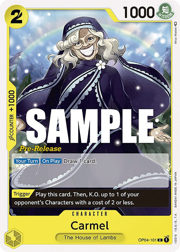 Carmel [Kingdoms of Intrigue Pre-Release Cards] | Total Play