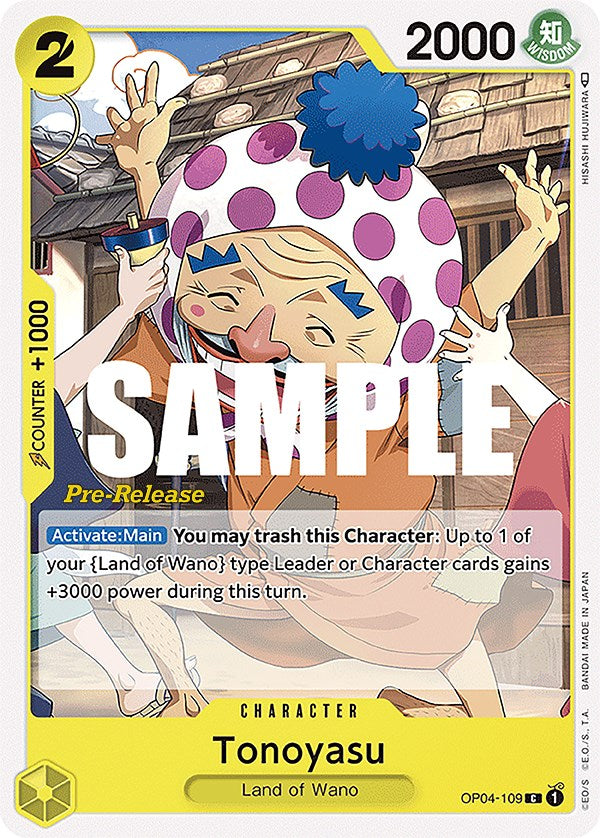 Tonoyasu [Kingdoms of Intrigue Pre-Release Cards] | Total Play