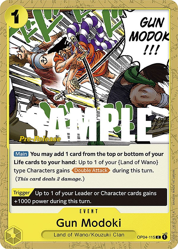 Gun Modoki [Kingdoms of Intrigue Pre-Release Cards] | Total Play