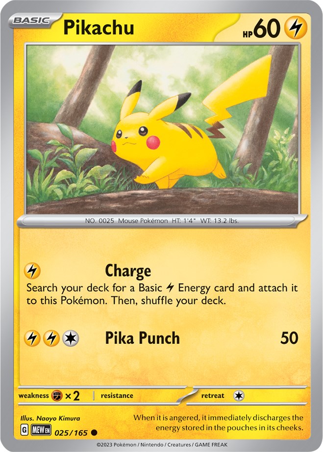 Pikachu (025/165) [Scarlet & Violet 151] | Total Play