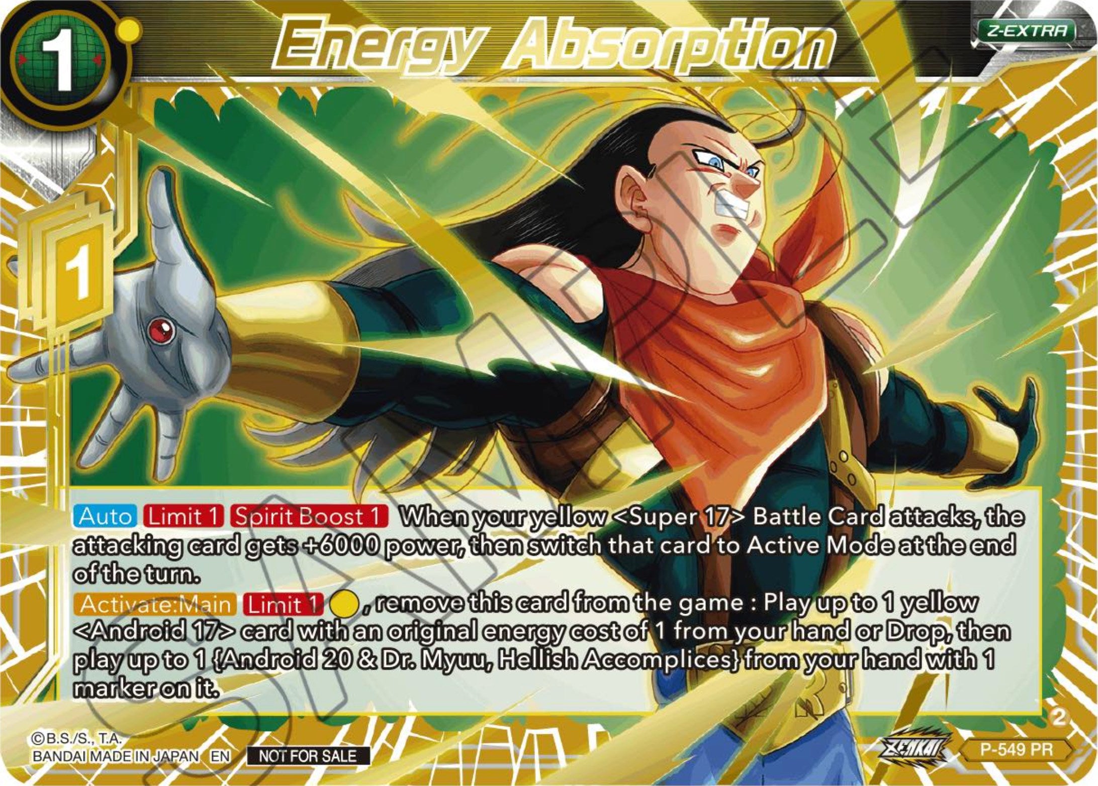 Energy Absorption (Championship Z Extra Card Pack 2023) (P-549) [Tournament Promotion Cards] | Total Play
