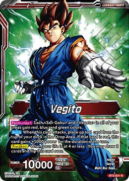 Vegito // Fusion Warrior Super Saiyan Vegito (Championship 2023 Golden Card Vol.3) (BT2-001) [Tournament Promotion Cards] | Total Play