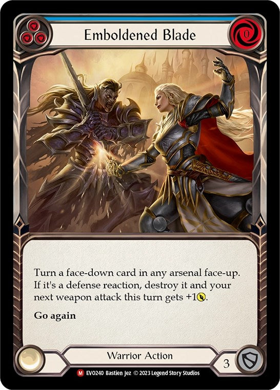 Emboldened Blade [EVO240] (Bright Lights)  Rainbow Foil | Total Play