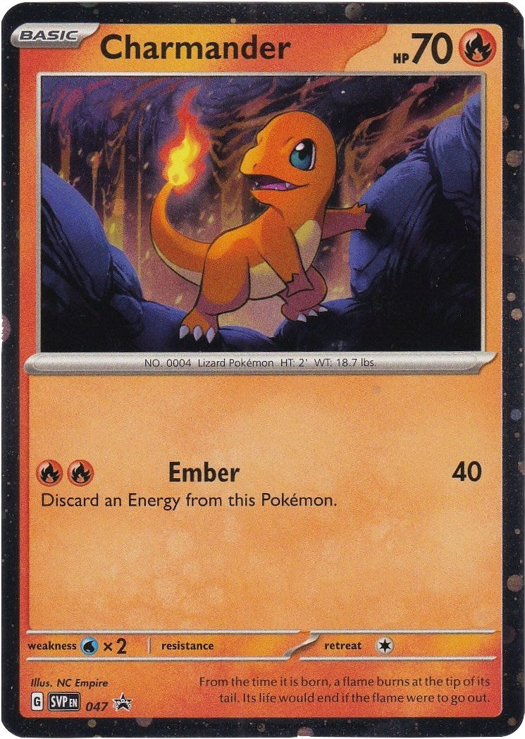 Charmander (047) (Cosmos Holo) [Scarlet & Violet: Black Star Promos] | Total Play