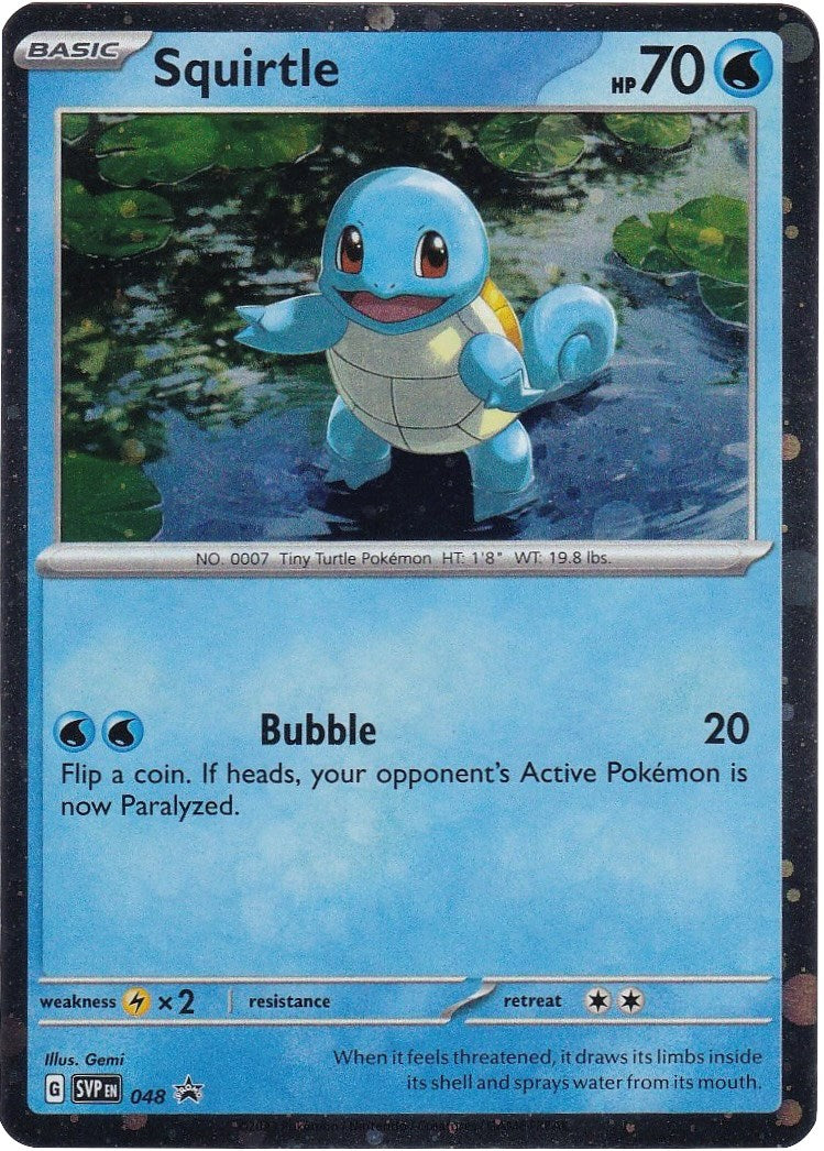 Squirtle (048) (Cosmos Holo) [Scarlet & Violet: Black Star Promos] | Total Play