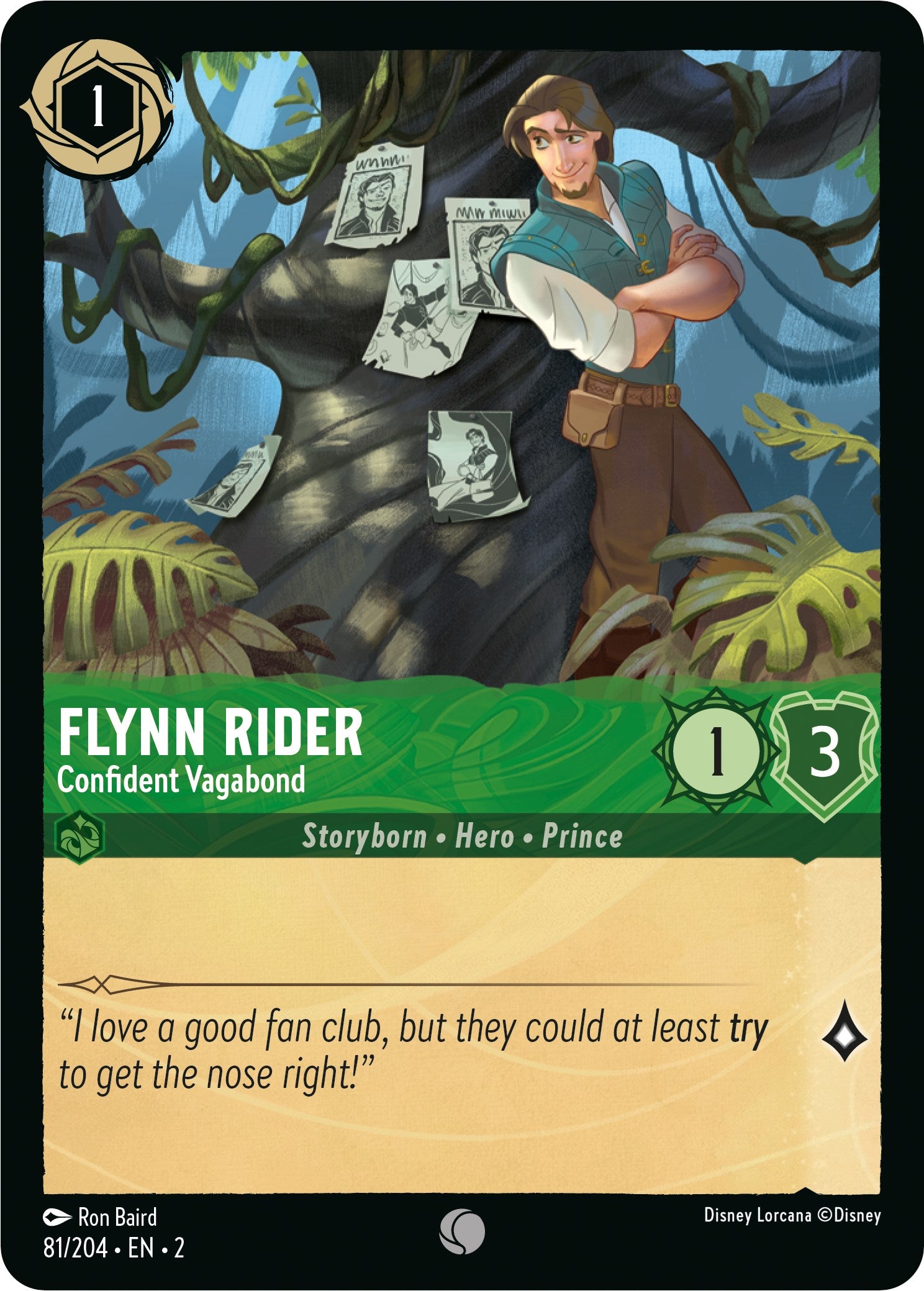 Flynn Rider - Confident Vagabond (81/204) [Rise of the Floodborn] | Total Play