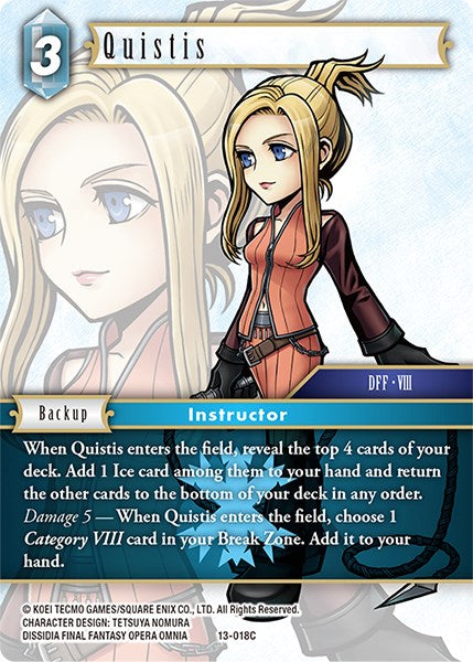 Quistis [Opus XIII: Crystal Radiance] | Total Play